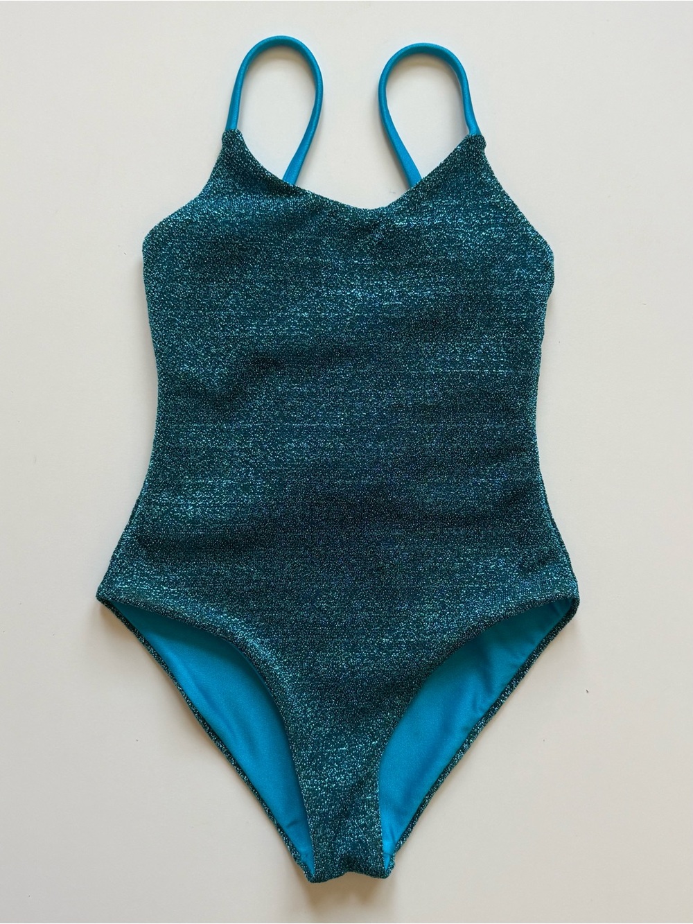 Sundek Girl’s One-Piece Mini Swimsuit in Lurex, Oversea - Size 2